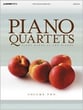 Piano Quartets, Volume Two piano sheet music cover